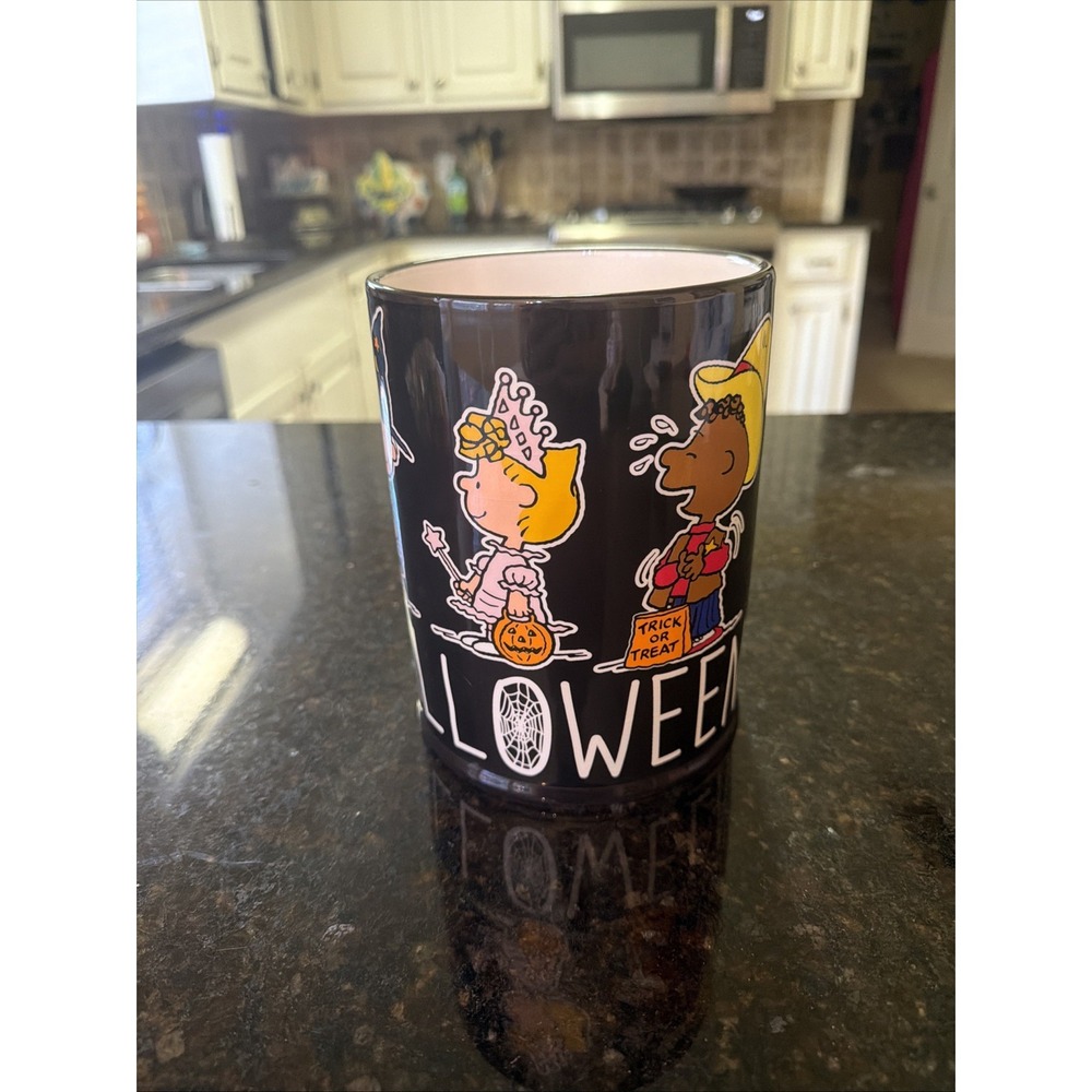 Peanuts Snoopy Halloween Jar Utensil Holder Storage Jar Ceramic Crock